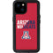 University of Arizona Wildcats Logo Split Red iPhone 15 Plus Waterproof Case